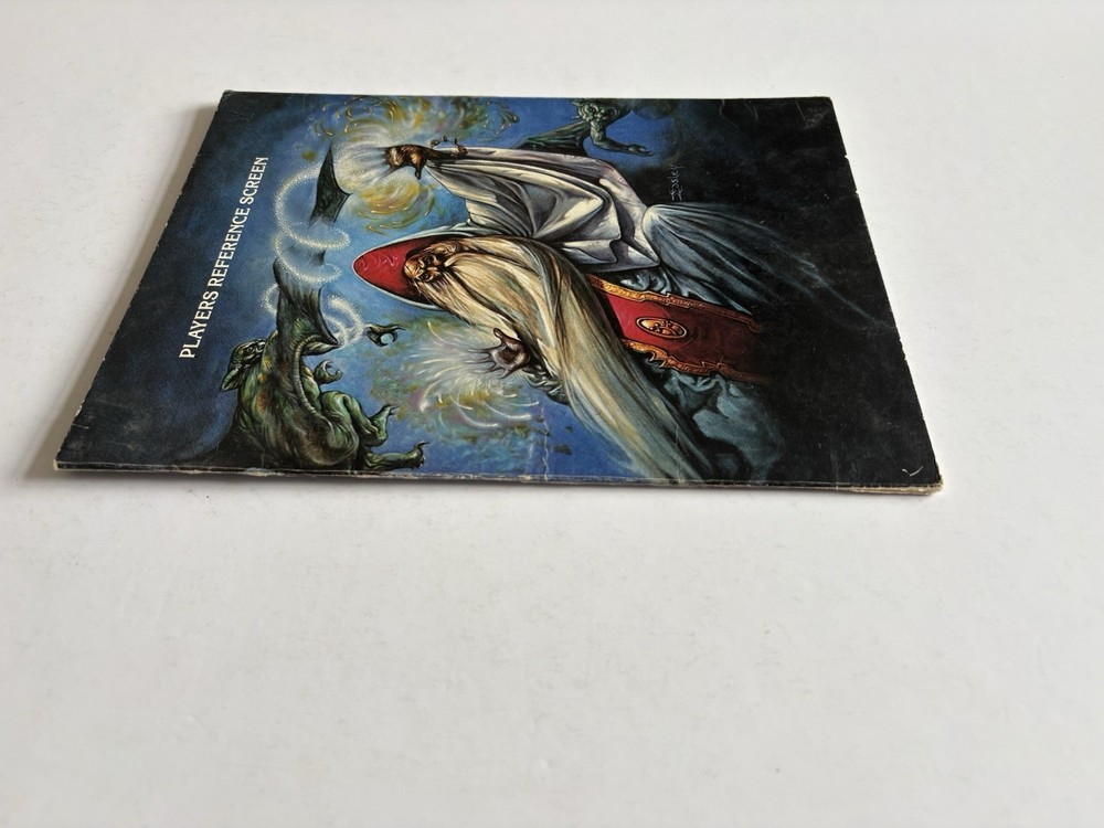 Advanced Dungeons and Dragons Players Reference Screen TSR 1985
