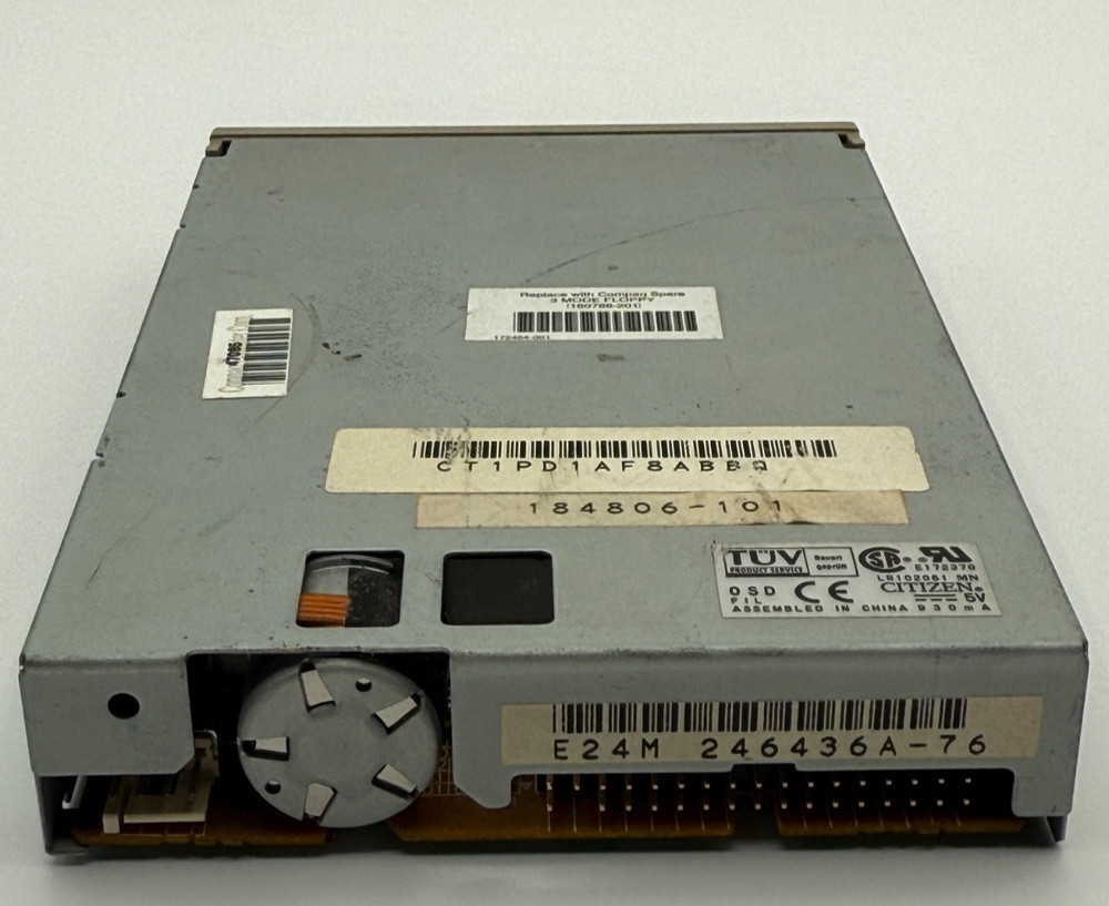 💾 Vintage Internal 3.5 Floppy Disk Drive Citizen E24M 246436A-76 Untested