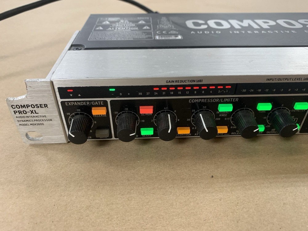 Behringer MDX2600 Audio Interactive Compressor Dynamics Processor Composer-XL