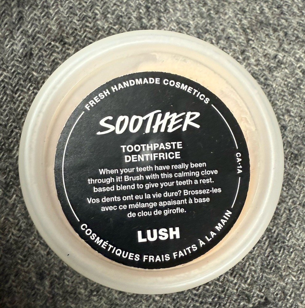 New Lush Soother Toothpaste 120g.