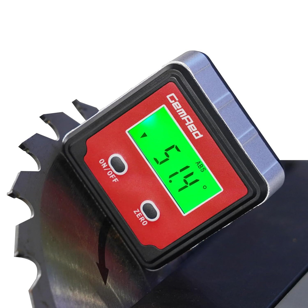 Gemred 82412 Digital Angle Gauge (Green Backlight)