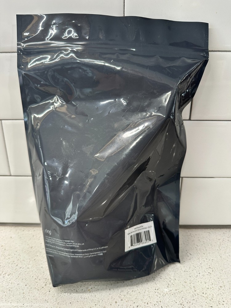 Wall Mount for Ring Cameras & Solar Panels - White, NIP