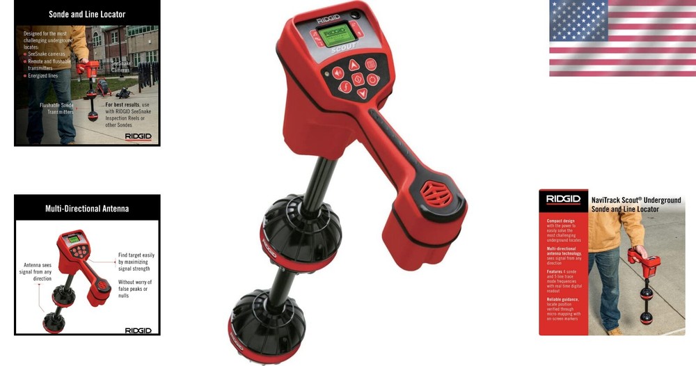 Complete RIDGID 19238 NaviTrack Locator Kit - Fast & Accurate Utility Detection