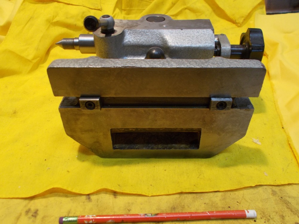 ADUSTABLE HEIGHT TILTING TAILSTOCK spacer rotary table diving head holder tool