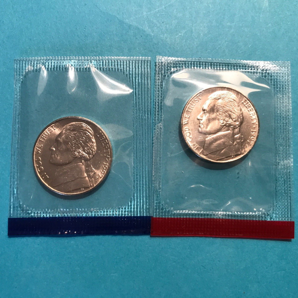 1997 P&D Jefferson Nickel  Unc   FREE SHIP