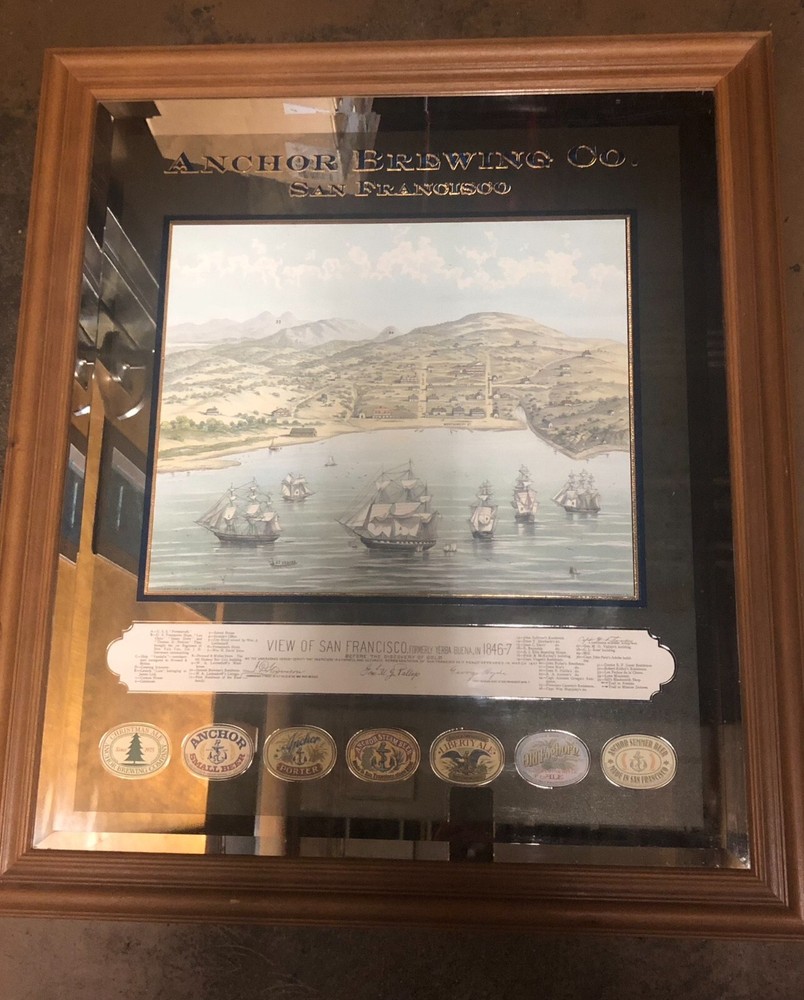 Anchor Brewing Mirror sign- VERY VERY RARE