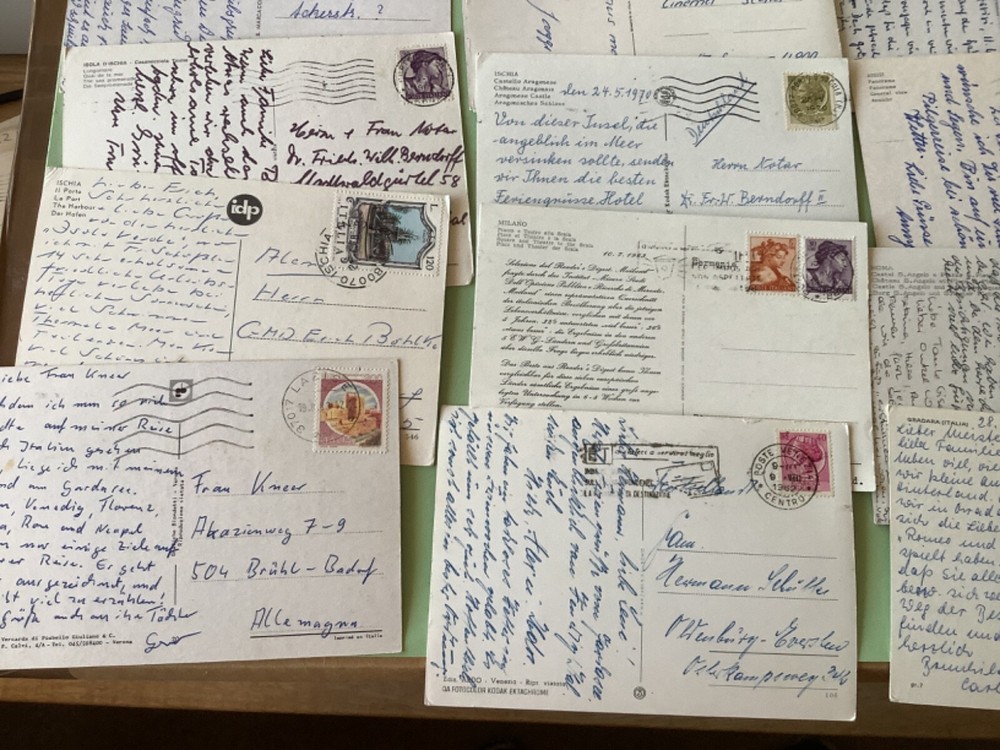 Italy collection postal postcards 20 items Ref A2044