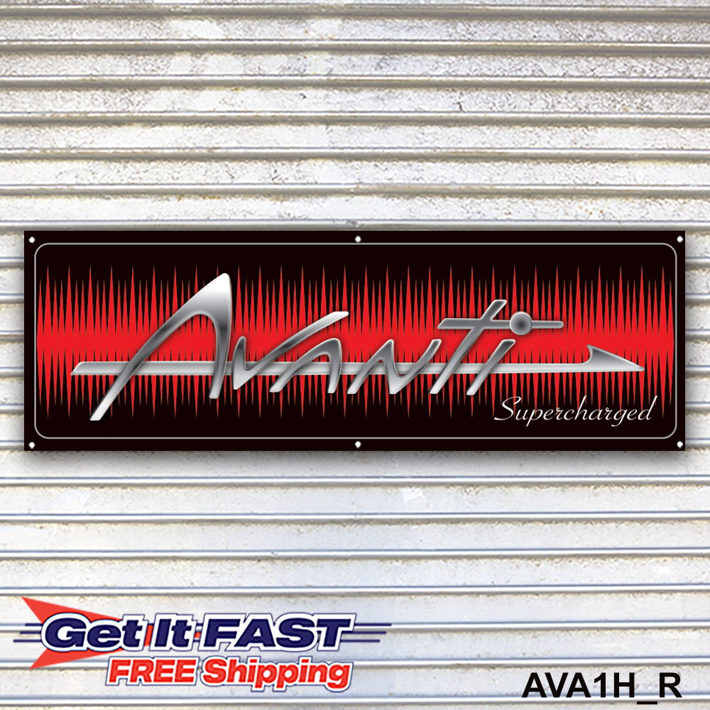 Avanti Studebaker Banner Sign Wall Art
