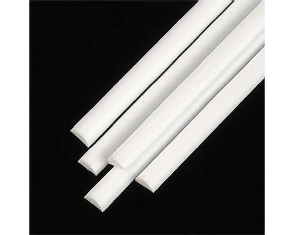 Plastruct MRH-160 Half-Round Rod,.156 (5) [PLS90885]