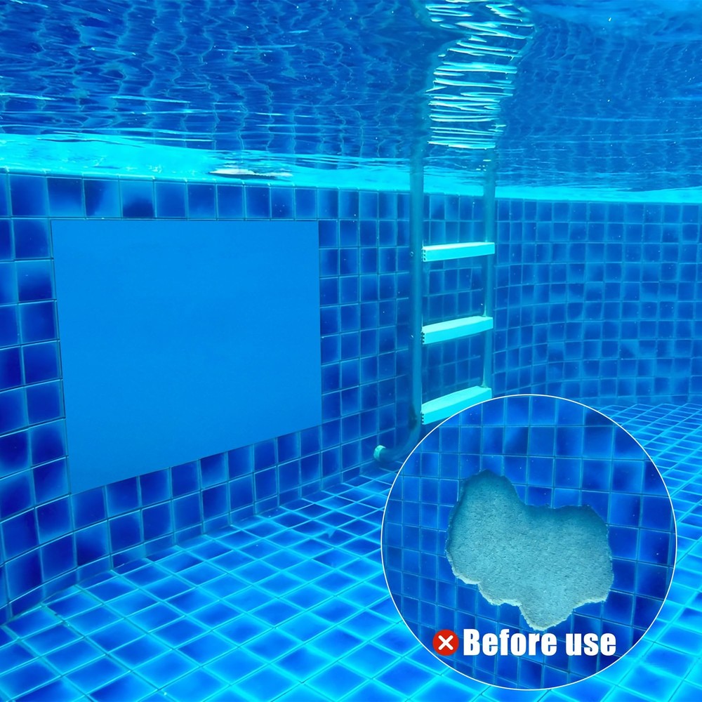Extra Large Pool Liner Repair Patch 4x3FT Self Adhesive Vinyl Waterproof Patch