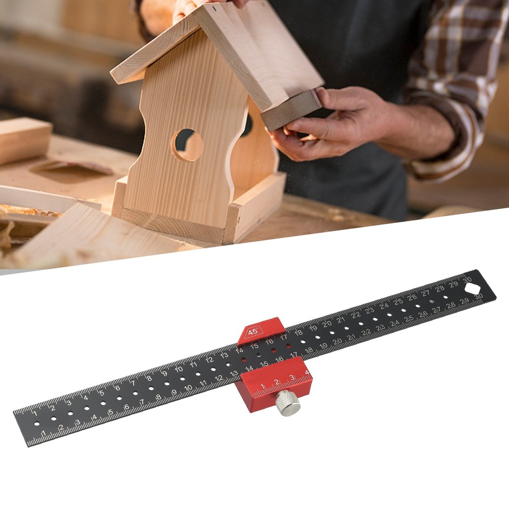 Slide Stop Ruler Angle Straight Scribing Ruler Angle Straight Quantity