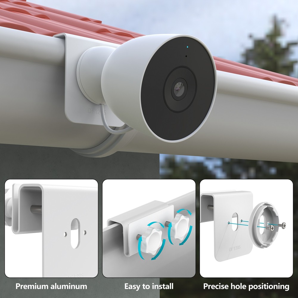 Gutter Mount for Google Nest Cam Outdoor (Wired, 2nd Gen)