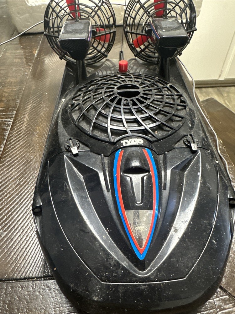 Tyco 1990 R/C 9.6V Turbo Mini Typhoon Hovercraft with Box Untested
