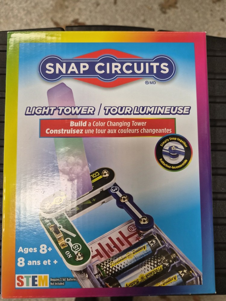 Elenco Electronics Snap Circuits Light Power STEM Kit Light Tower
