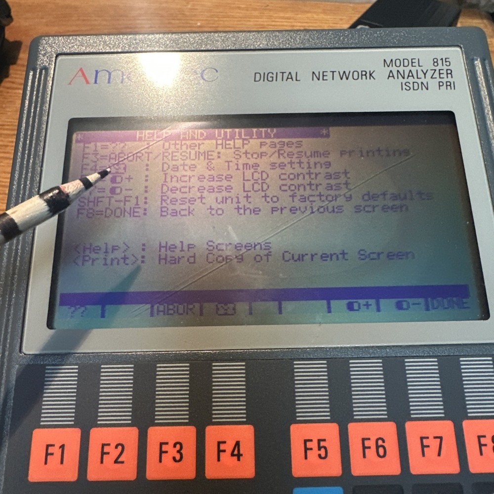 Ameritec Model 815 AM-815 Digital Network Analyzer READ