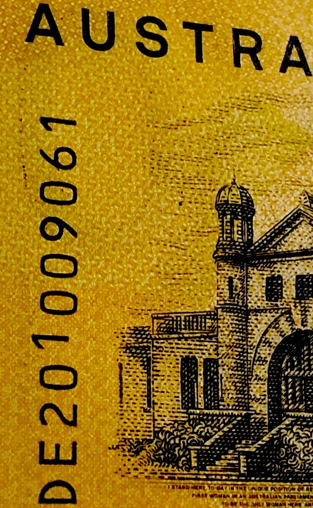2020 $50 Note Serial Number Rare Error Stuck Digit (misaligned Printing Errors!)