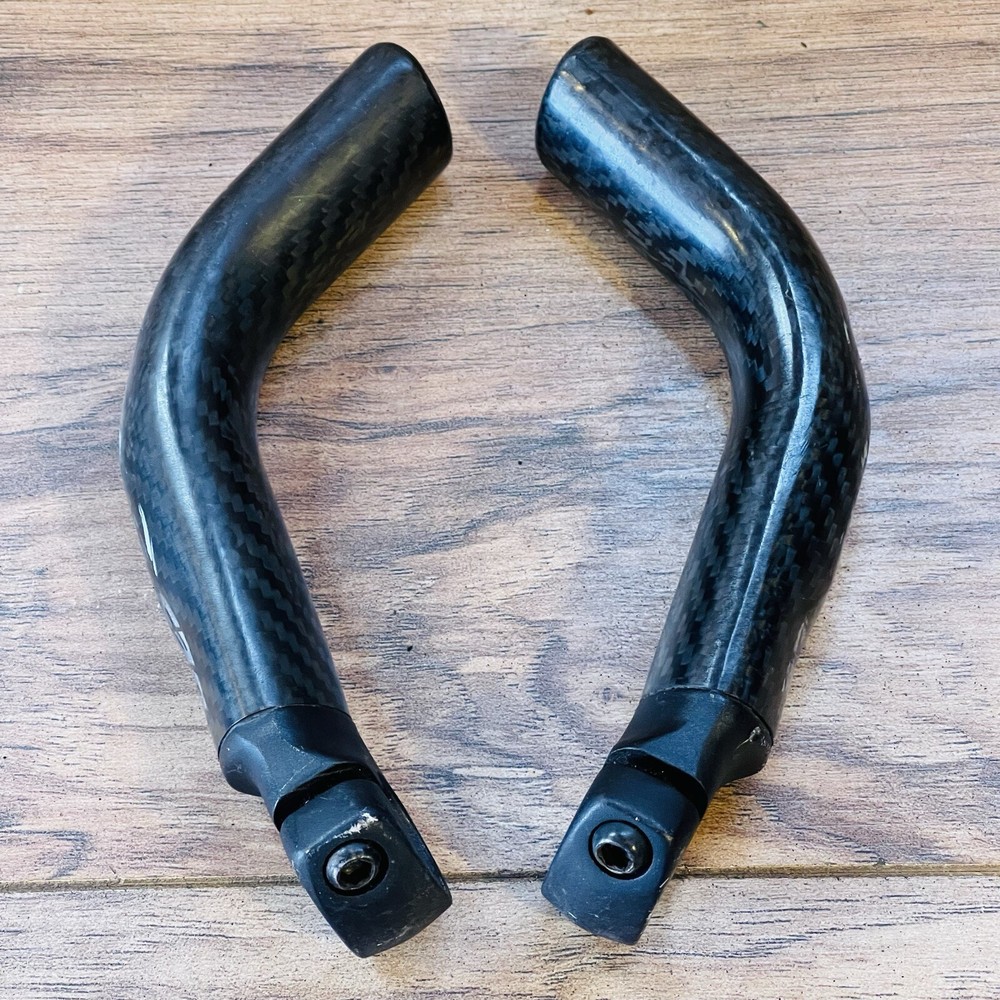 Profile Carbon Fiber Bar Ends Long Bend Oval
