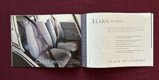 Piper Trainers 2001 Brochure