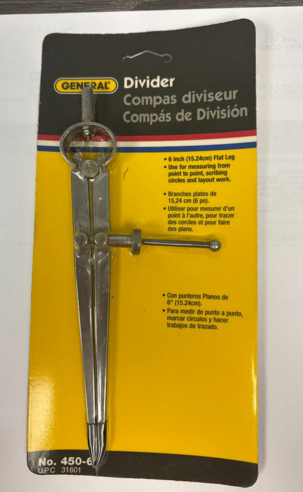 GENERAL 450-6 DIVIDER 6"