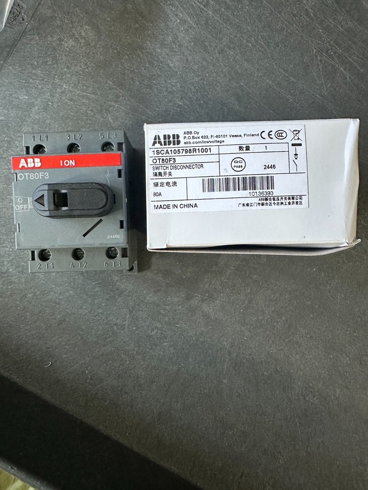 New Original ABB Switch-Disconnector OT80F3