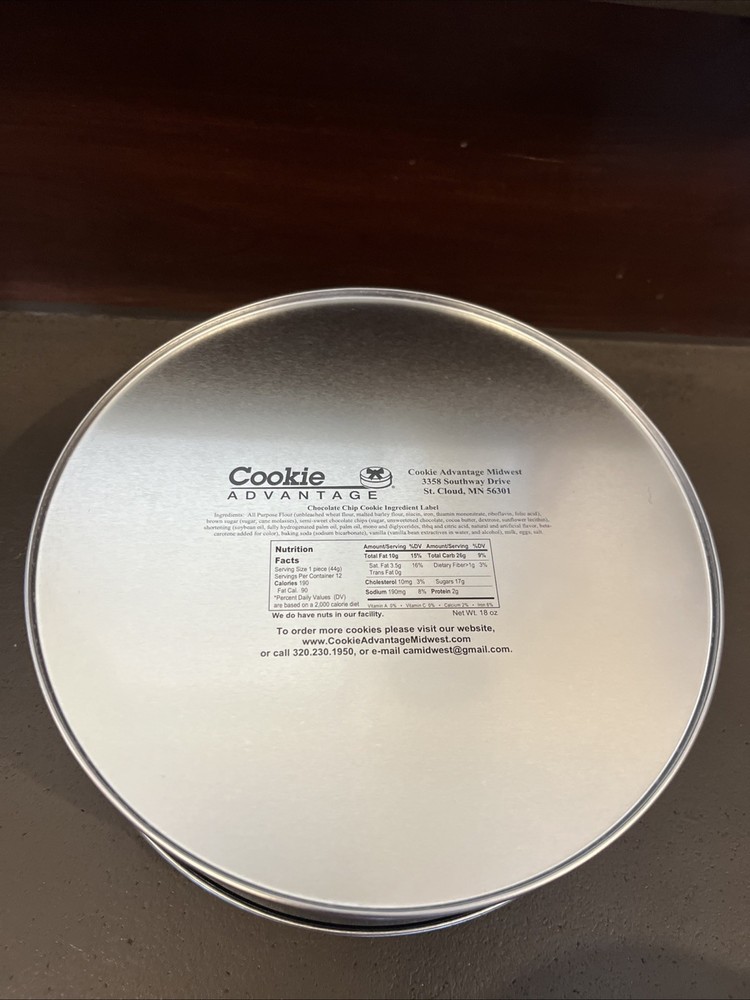 Brand New Thank You Cookie Tin