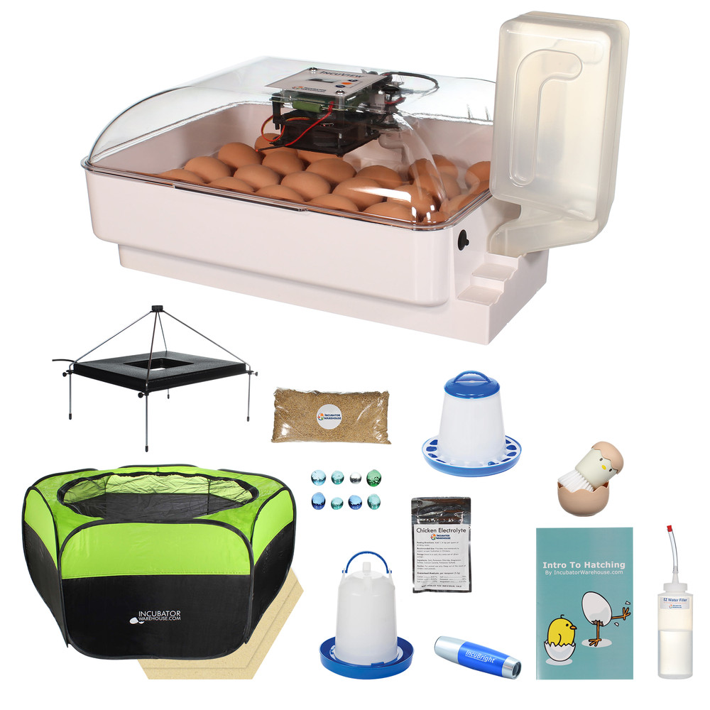 IncuView™ 3 Pro All-In-One Egg Incubator Ultimate Kit | Turner | Brooder