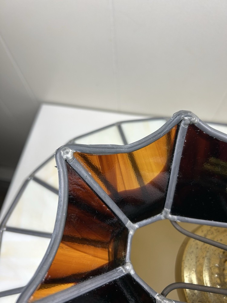 Billiards Pool Stained Glass Light Fixture