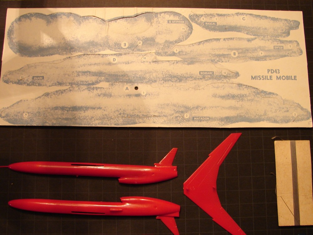 1959 ~ RARE ~ Monogram ~ MISSILE MOBILE ~ Complete & NOT STARTED ~ not Aurora