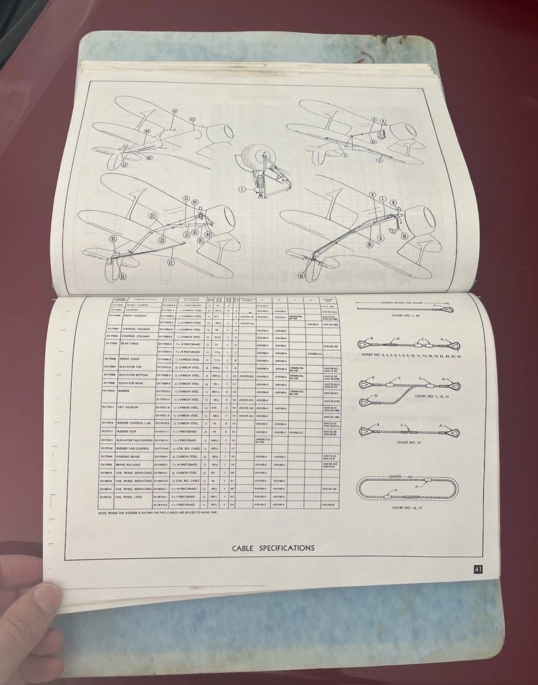 Beechcraft 17 Series Service Maintenance Manual Older Copy