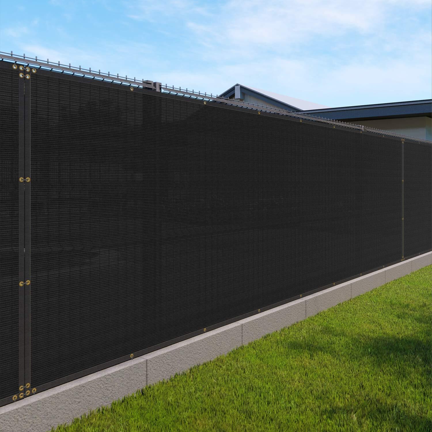 4/5/6/8 ft Privacy Fence Screen Garden Yard UV Windscreen Mesh Shade Net Cover