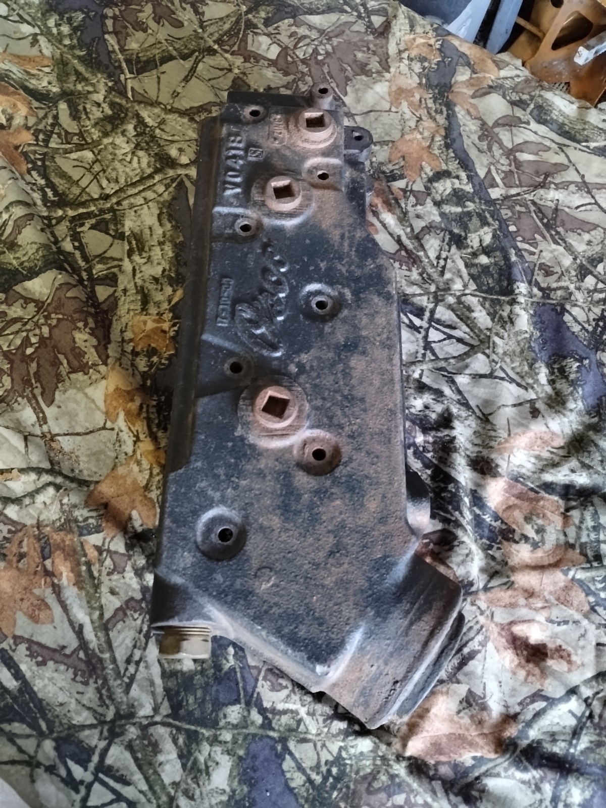 VO 418 Exhaust Manifold Volvo Penta 4 Cylinder Replaces 855387 Or 834438