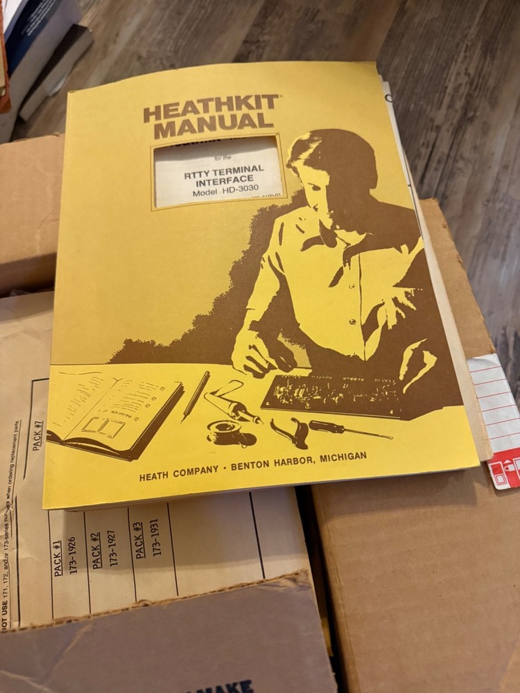 Unbuilt Heathkit HD-3030 RTTY Terminal Interface