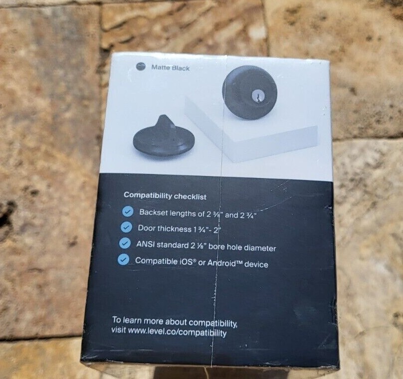 🌟🎈 Level Lock Touch Edition Smart Lock Matte Black or Satin Nickle 🌟