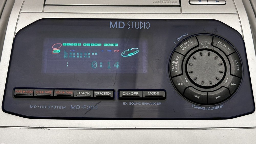 SHARP MD Studio MD-F200 MD/CD System Tape Don’t Work