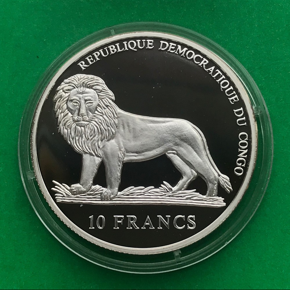 CONGO Silver 10 Francs 2005 MELCHIOR Proof