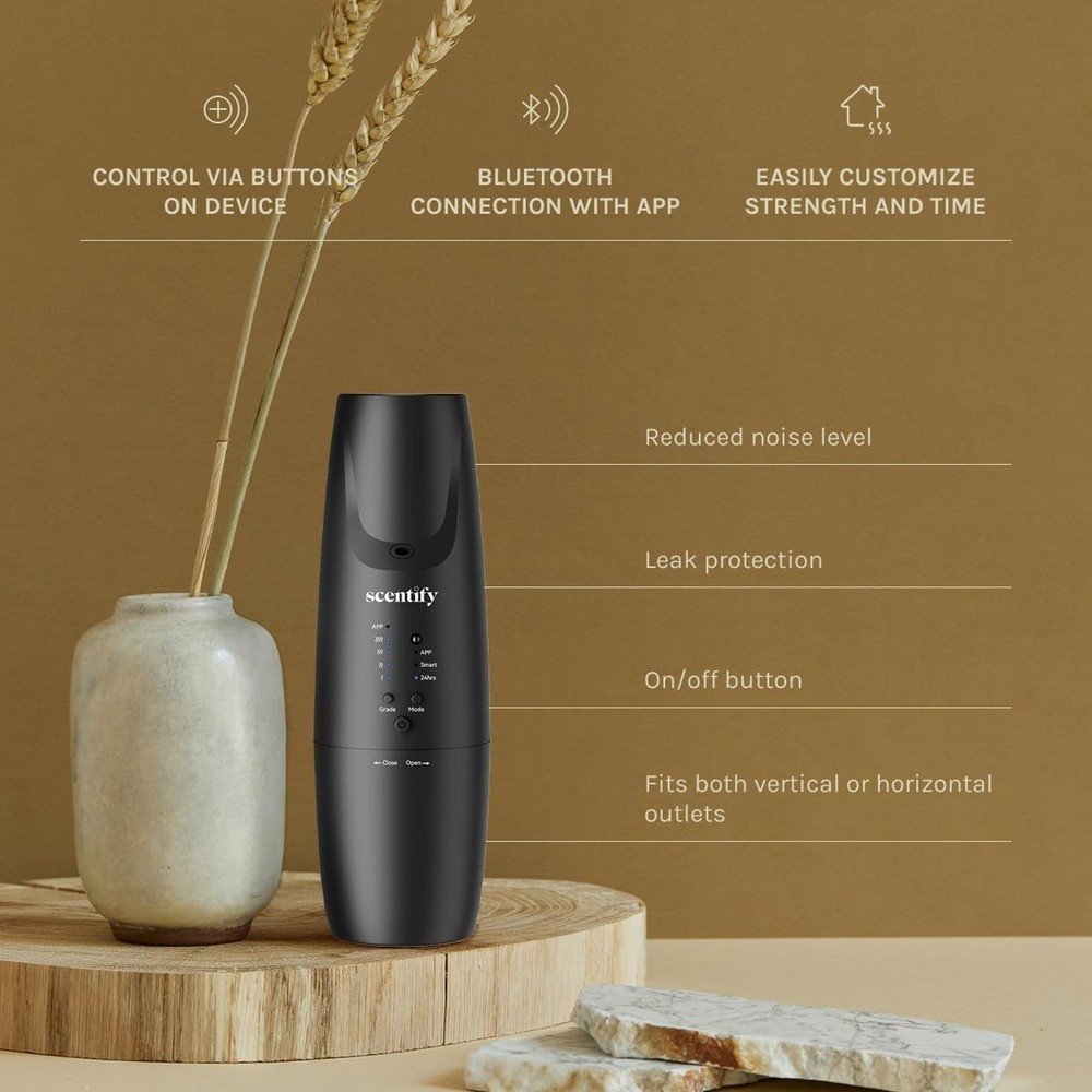 Scentify Plug-in Diffuser V2 - for Home, Office, Spa - Aromatherapy Bluetooth...