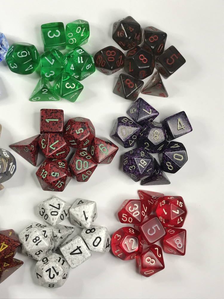 Chessex Dice 15 complete polyhedral sets
