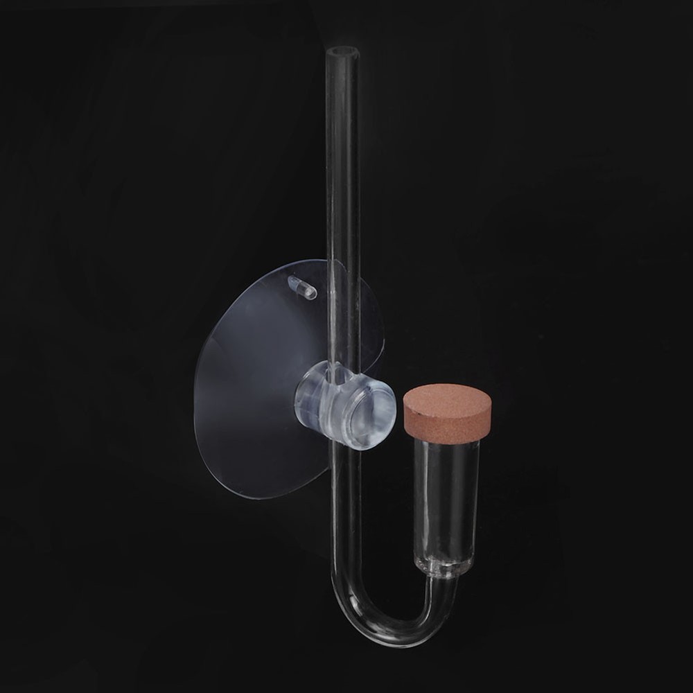 Acrylic Transparent CO2 Diffuser Atomizer Bubble Counter For Aquarium Plants