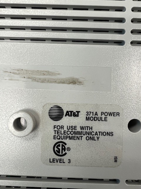 AT&T VIDEOPHONE POWER MODULE 371A & HANDSET - USED