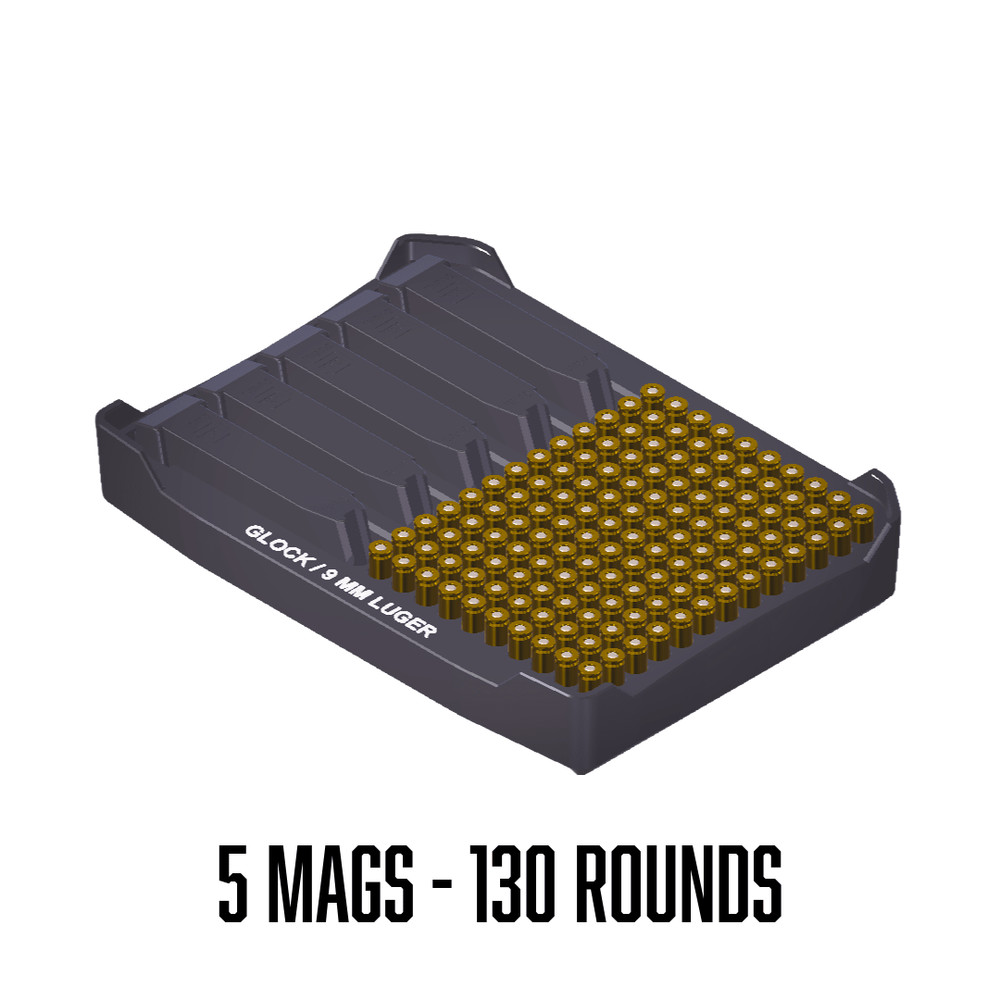 Pelican™ Vault V100 Pistol ammo double stack inserts