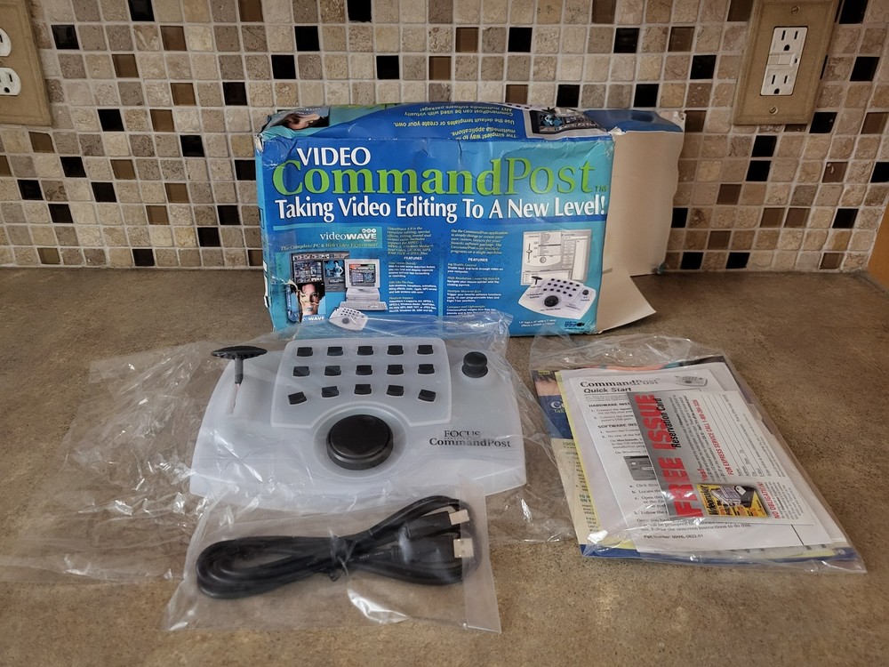 FOCUS COMMAND POST CP1 CP-1 MEDIA CONTROLLER W/ USB CONNECTOR CABLE HT-39