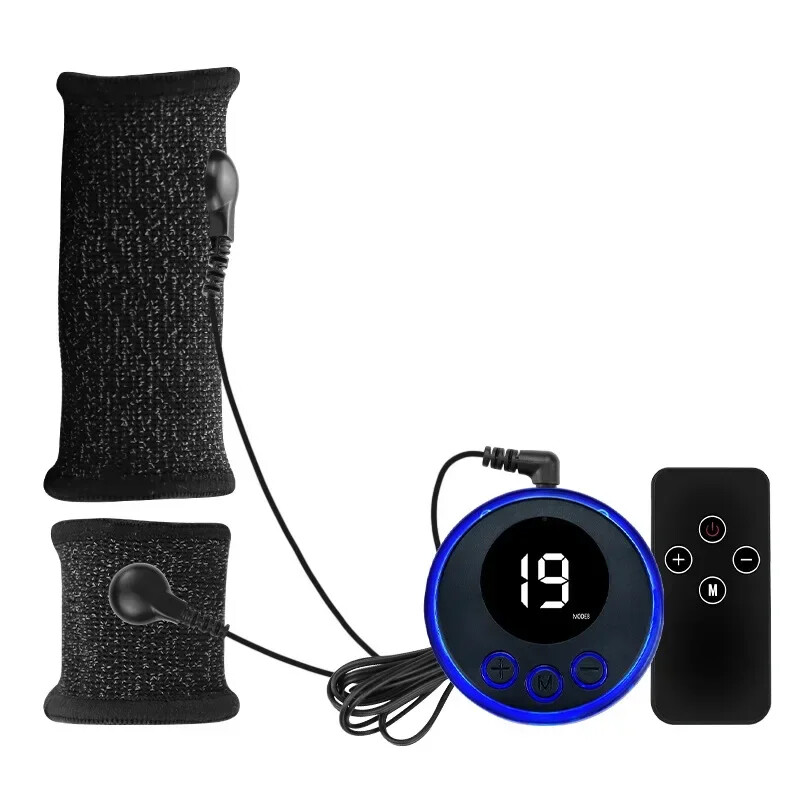 Electric E-Stim MEN-Penis Stretcher Enhancer Ball-Scrotum Ring-Delay-Ejaculation