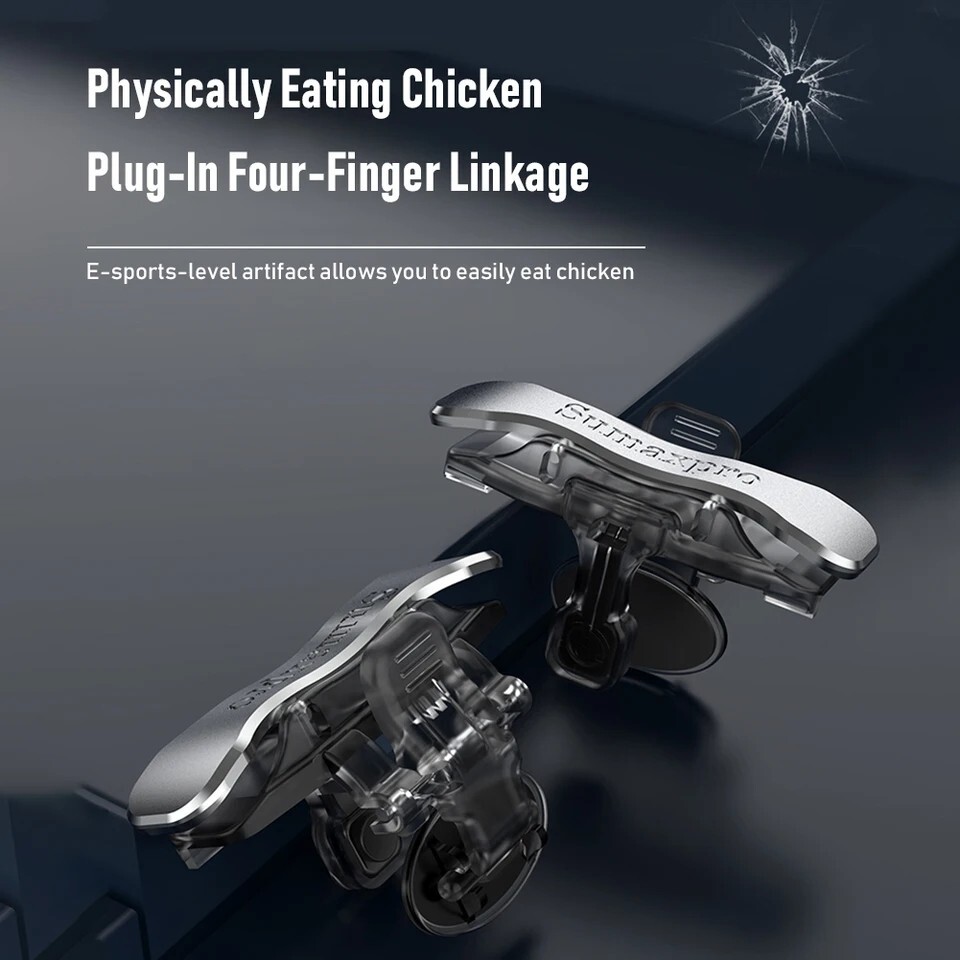 1 Pair PUBG Mobile Phone Game Controller Gamepad Joystick Pad For Android iPhon