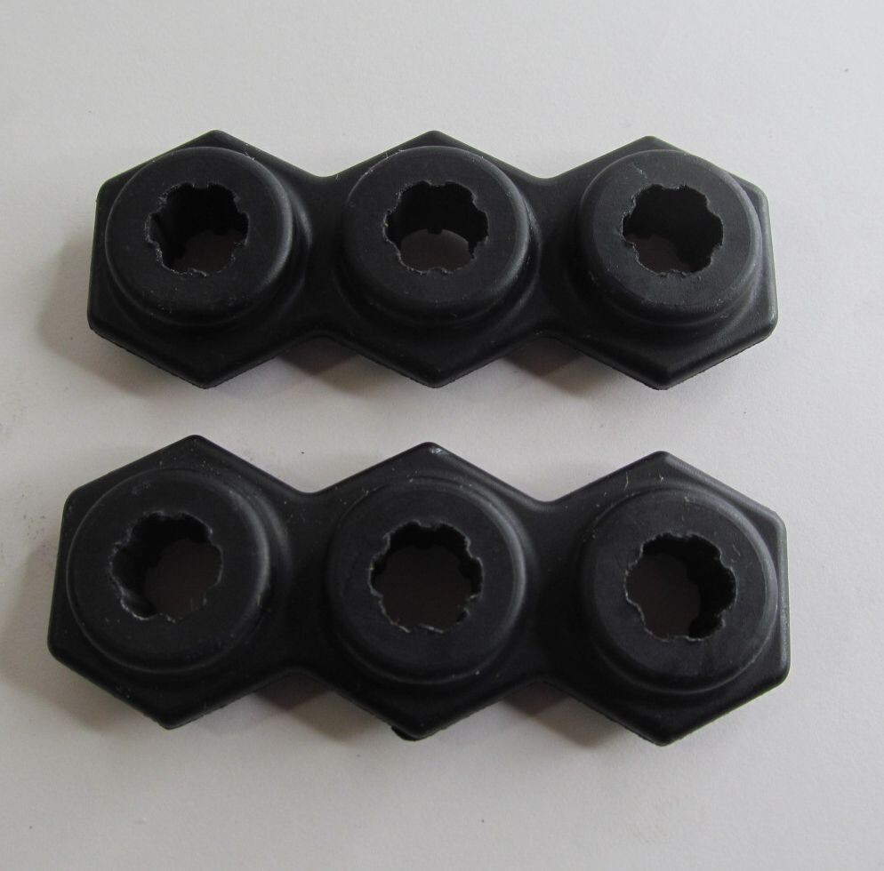 2-PACK POWER WASHER RUBBER 3-NOZZLE HOLDERS OEM FOR SIMPSON/DEWALT+