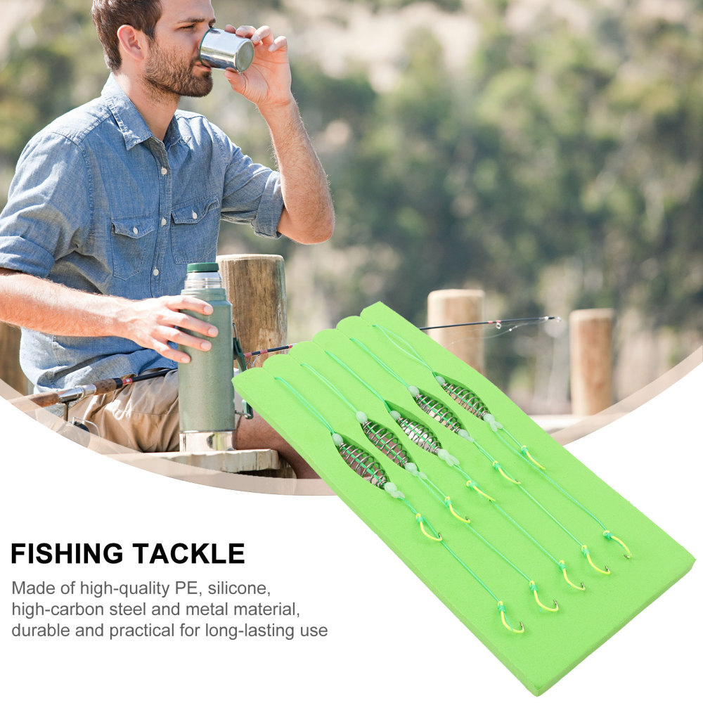 5 Pcs Carp Hooks for Fishing Snap Lure Long-term Use Spring