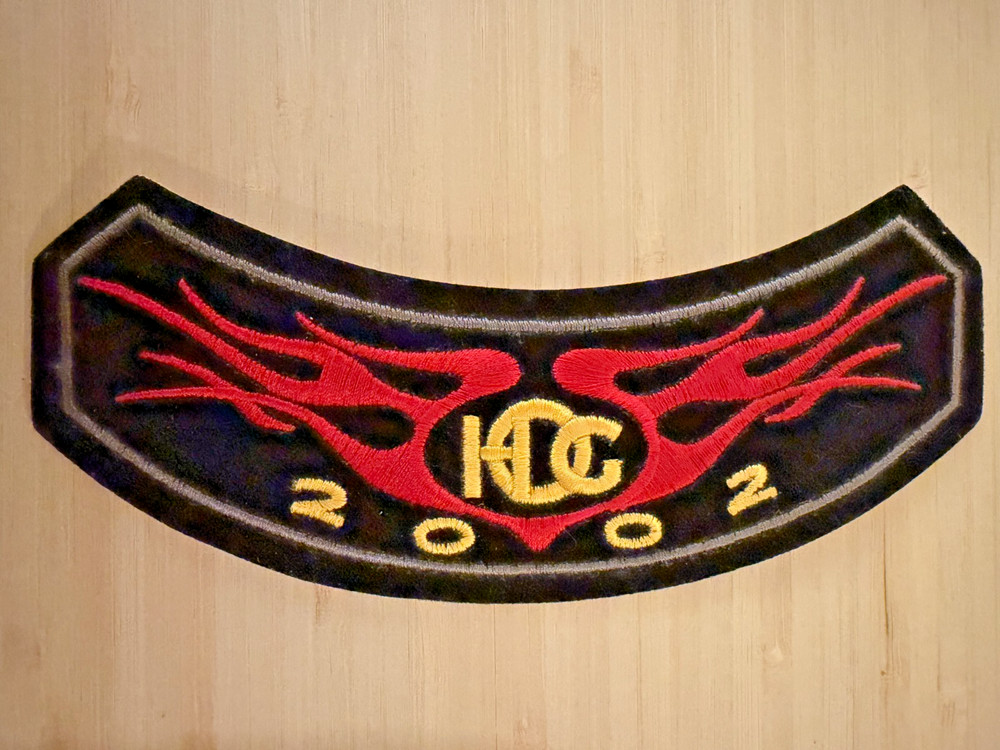 2002 Harley Davidson Owners Group Biker Patch Member Iron On Felt