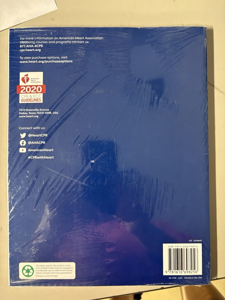 AHA 2020 BLS Provider Manual