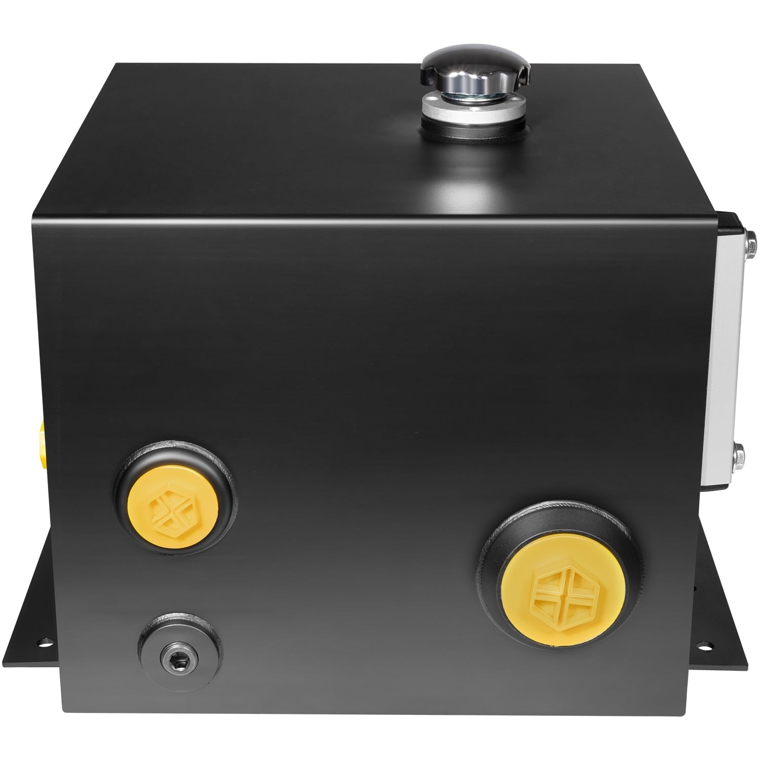 7 Gallon Hydraulic Fluid Reservoir Tank with Temp Gauge Sight-Gauge and Breather