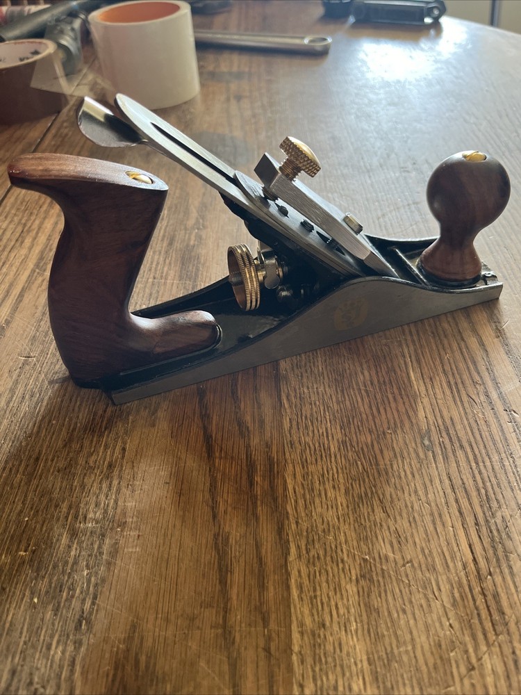 No 3 Carpenters Smoothing Plane Hand Woodworking Tool Adjustable Blade New