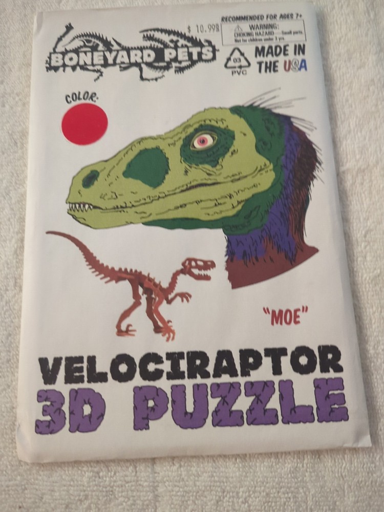 Red Boneyard Pets Velociraptor